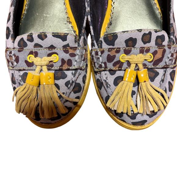 Poetic License Leopard Print Flats with Yellow Accents - Picture 7 of 8